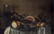 Pieter Claesz, Still life with Ham